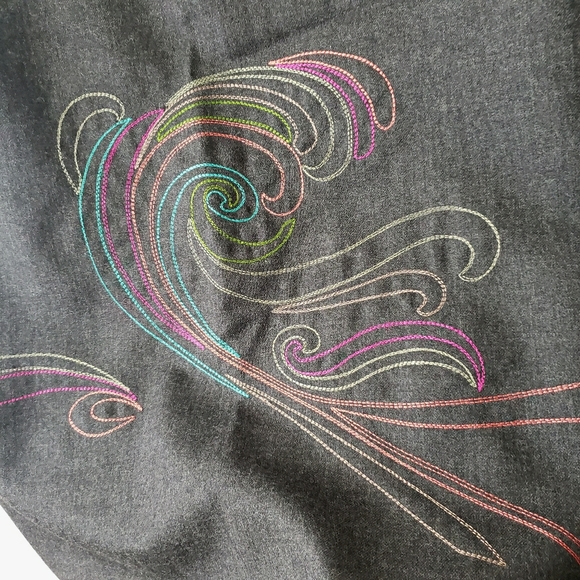 Vintage Harve Benard Skirt A-Line 100% Wool Women's Size 6 Petite Gray - Picture 5 of 9